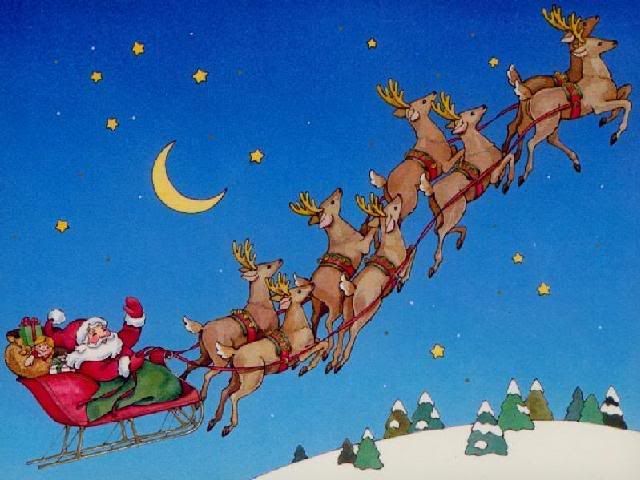 SANTA REINDEER photo: Santa &amp; Reindeer santareindeer.jpg
