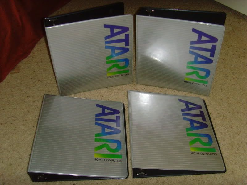 Mint Condition Atari 3 Ring Binders Buy, Sell, and Trade AtariAge