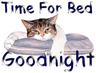 Good Night- Time For Bed Kitty gif by capsgraphics | Photobucket