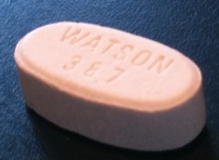 Watson 387 pill, slightly off