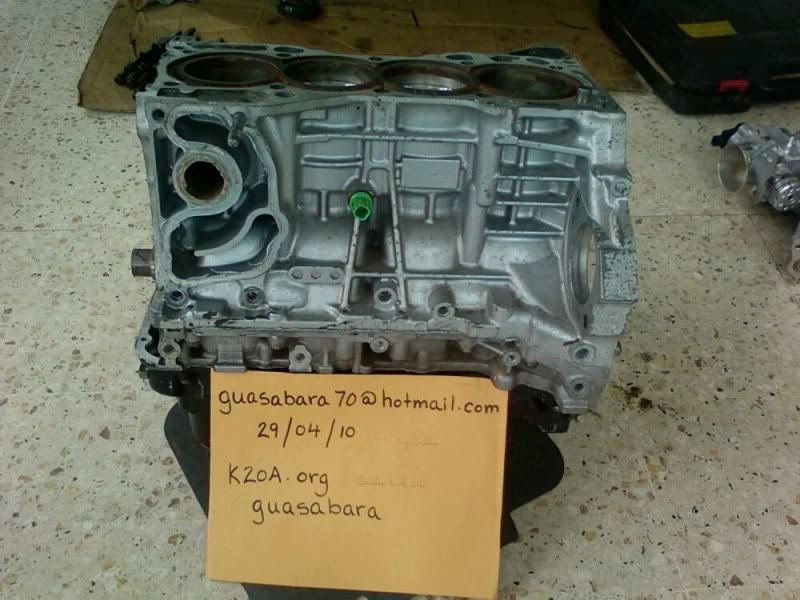 K20a2 short block darton sleeves. Honda / Acura K20a K24a Engine