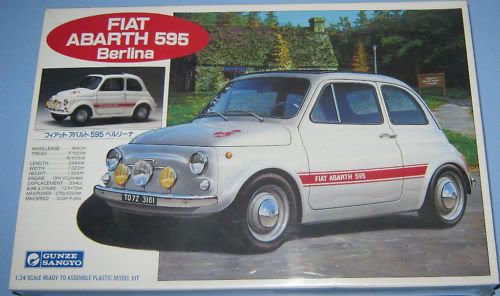 for sale Gunze Sangyo Fiat Abarth 595 Berlina 1 24