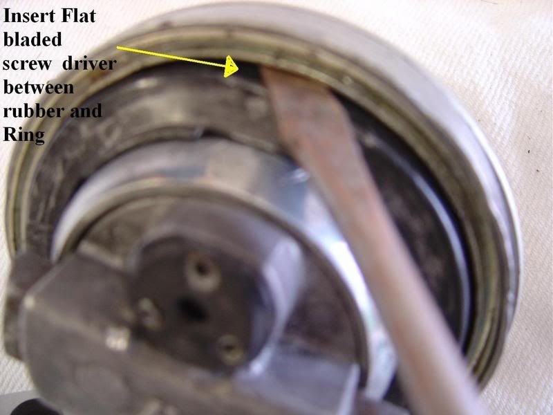 New fuel cap leaks gas from keyhole Honda Hawk GT Forum
