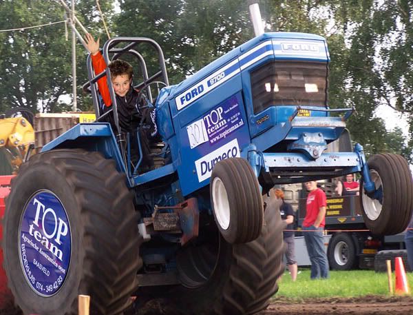 Aanvoerder Joey bij Trekker Trek te Boerdonk