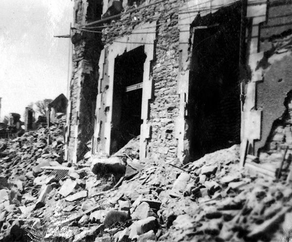 Ruins in St Lo, France