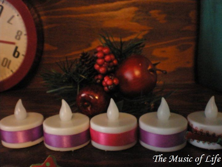 College Kid Advent Wreath from The Music of Life