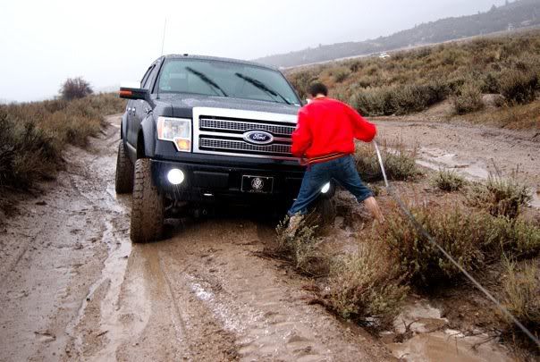 mudding f150