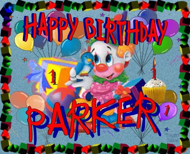 Parker 1st birthday