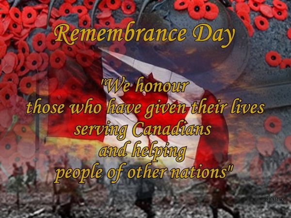 aka Remembrance Dayand Veterans Day