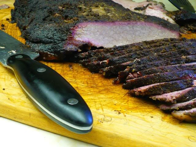 Sliced Barbecue Brisket