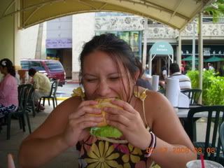 Sam's first Kua'aina Burger