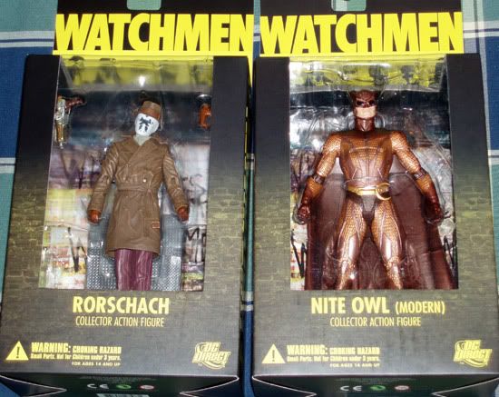 Watchmen action figures