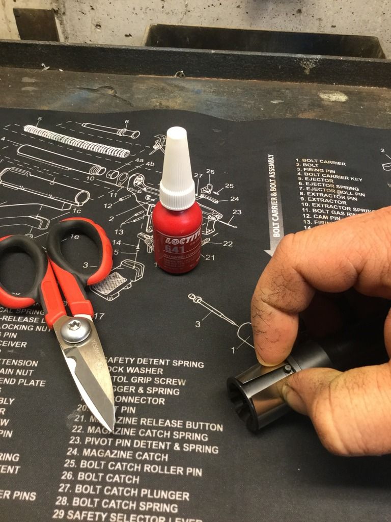 AR15 upper lapping tool