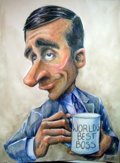 Steve Carell Caricature