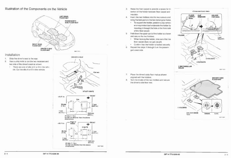 no floor mat anchors 2006+ Honda Civic Forum