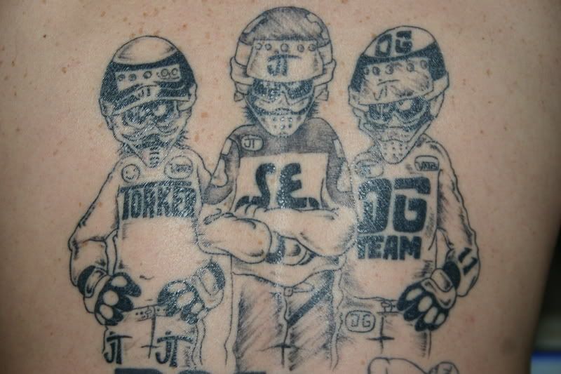 Hey lets see your love for the sport and see your Bmx Related tattoos. Hey lets see your love for the sport and see your Bmx Related tattoos.
