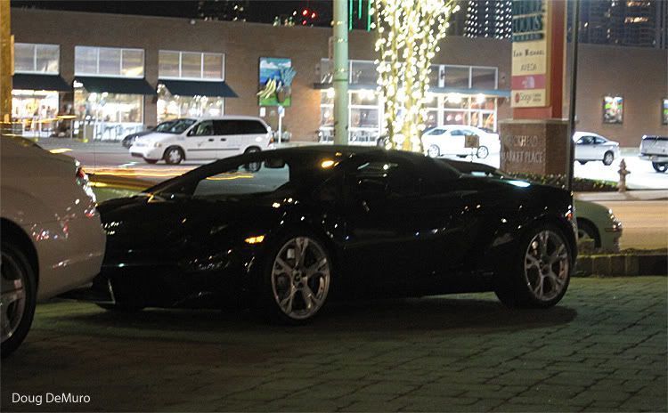 black Lamborghini Gallardo LP560 at Chops