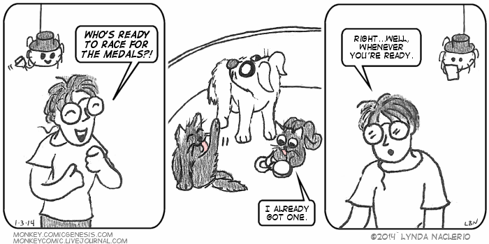 *sniffle* -- Monkey by Lynda Naclerio - Copyright 2004-2014