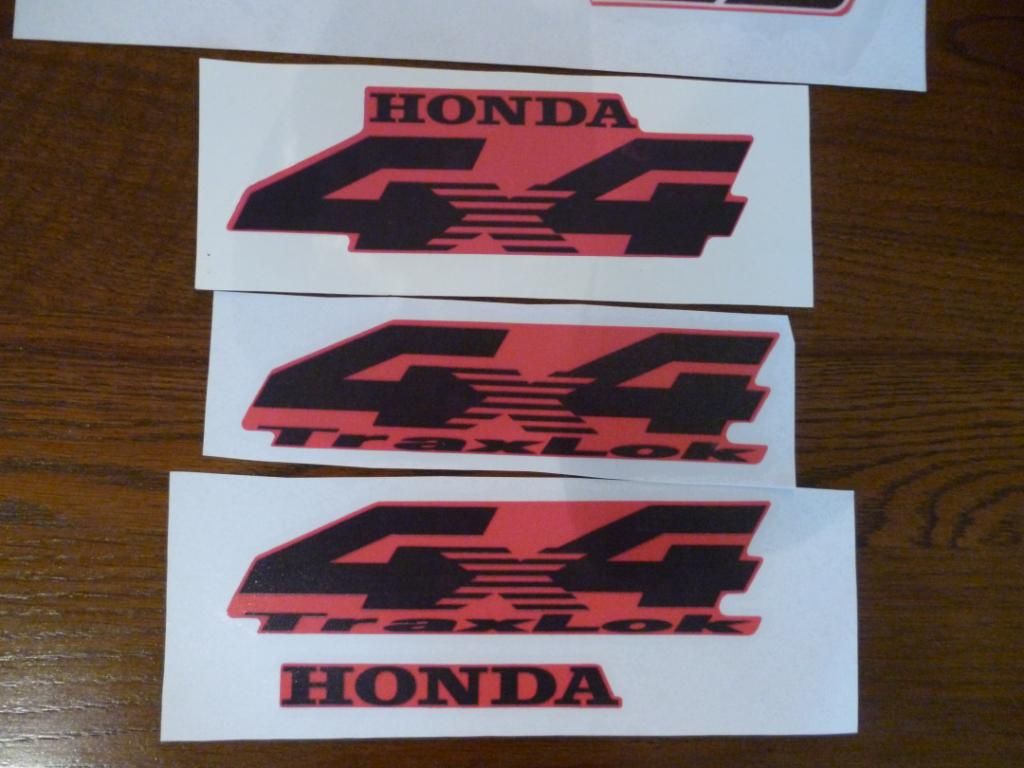 Honda foreman atv stickers #2