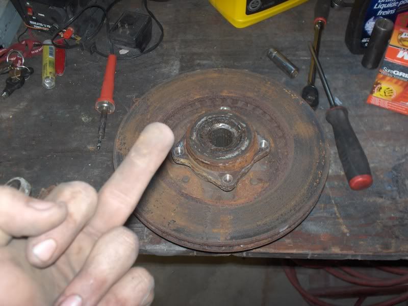 How to remove rotors from 96 honda accord #1