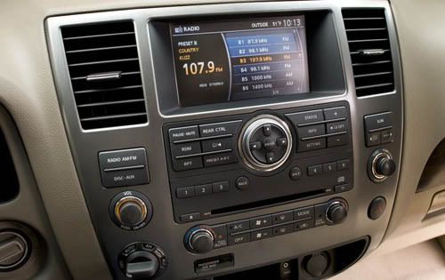 2008 Nissan armada radio #10