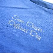Same Diaper Different Day Tee-Royal Blue