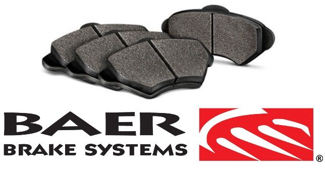 Pair for 2007-2017 Jeep Wrangler JK BAER Brake System Rear Sport Brake Pads