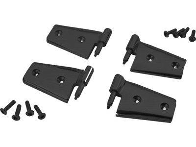 Details About Rampage Products Door Hinges Black For 2007 2018 Jeep Wrangler Jk 87641