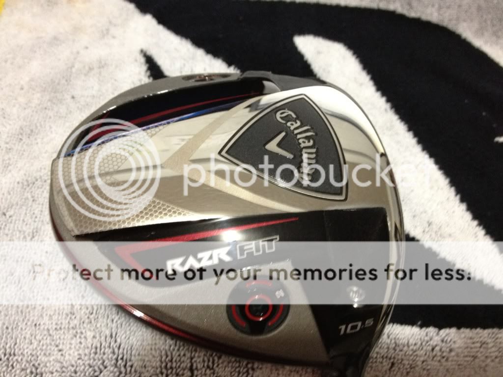 2012 Callaway Razr Fit Tour Driver 10.5 Head Only With Shaft Sleeve 