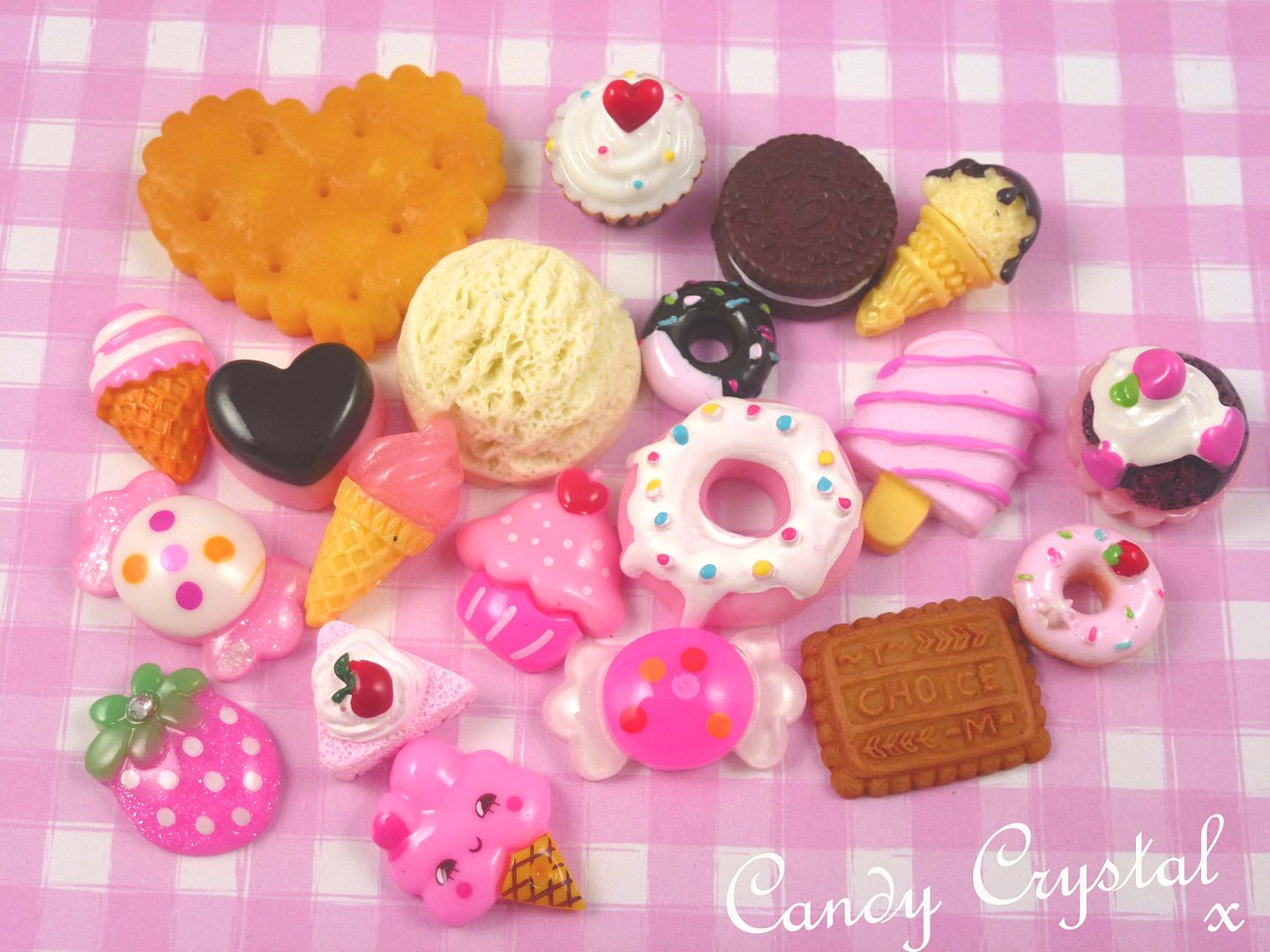   fake food kawaii cabochons crafts decoden jewelry jewellery making etc