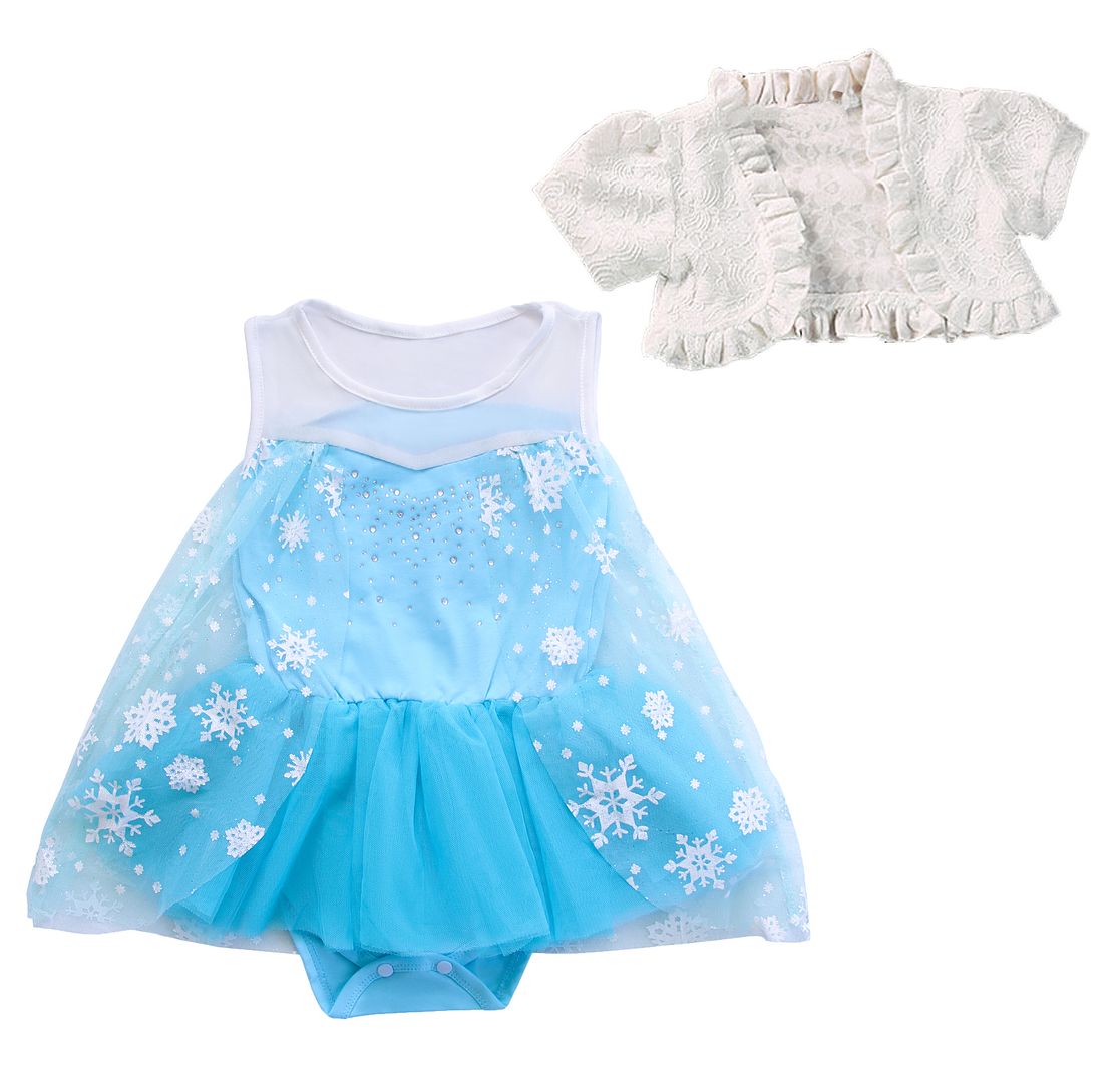 GIRLS ELSA CINDERELLA FROZEN DISNEY PRINCESS FANCY DRESS OUTFIT 6-9mths ...