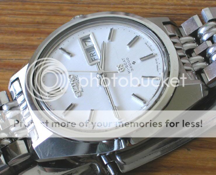 RRR GRAND SEIKO 6146 8000 HI BEAT 36000 GS SS MAN WATCH  